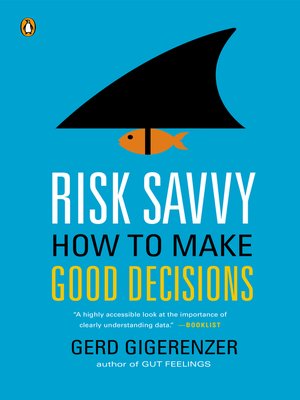 cover image of Risk Savvy